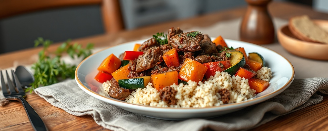 Mediterranean Lamb and Sweet Potato Stir-fry