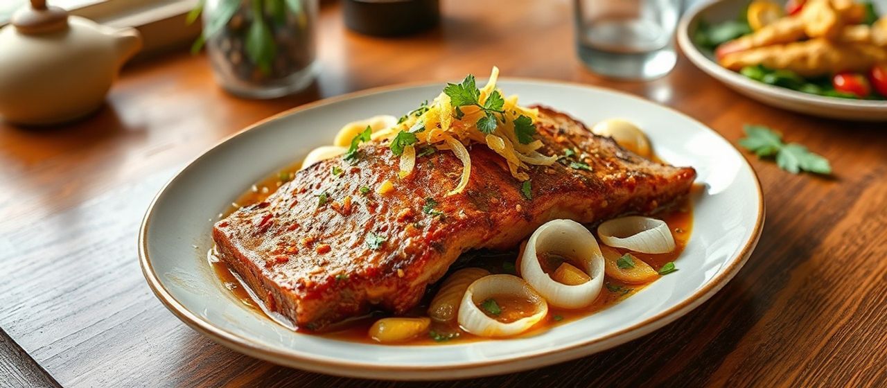 M'hammar Pork Belly (Steamed Moroccan Spiced Pork Belly)