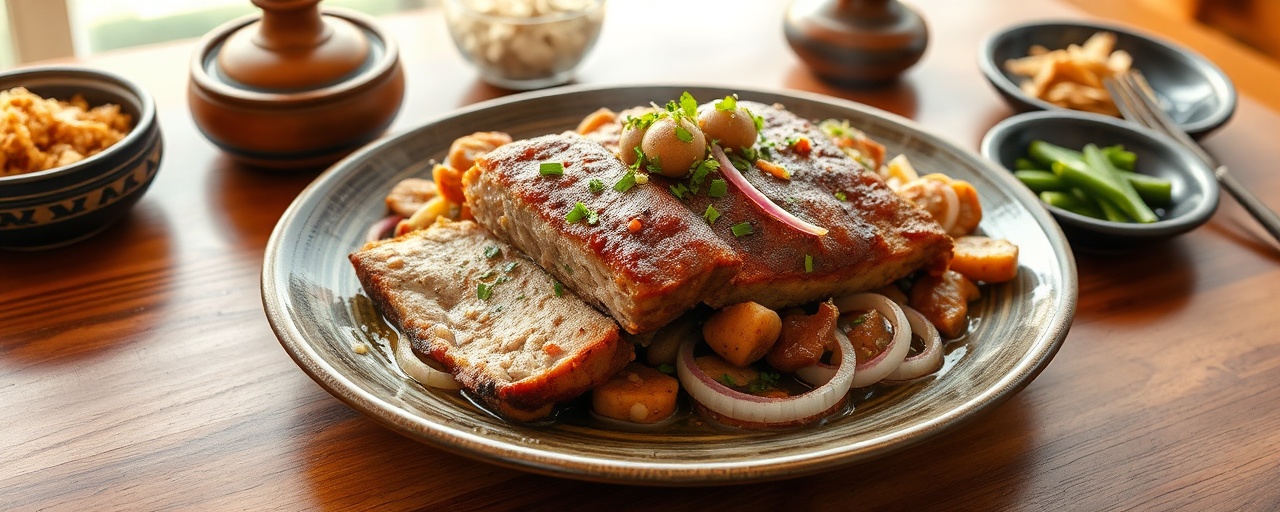 M'hammar Pork Belly (Steamed Moroccan Spiced Pork Belly)