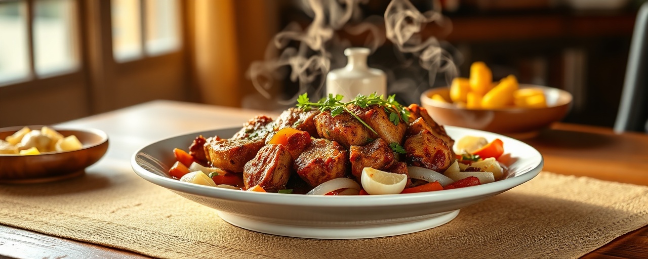 M'hammar Pork Belly (Steamed Moroccan Spiced Pork Belly)