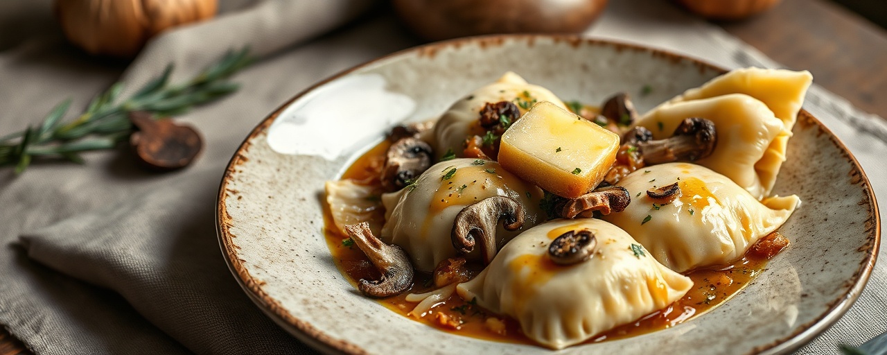 Miso-Enhanced Sauerkraut and Mushroom Pierogi (Pierogi z Kapustą i Grzybami z Miso)
