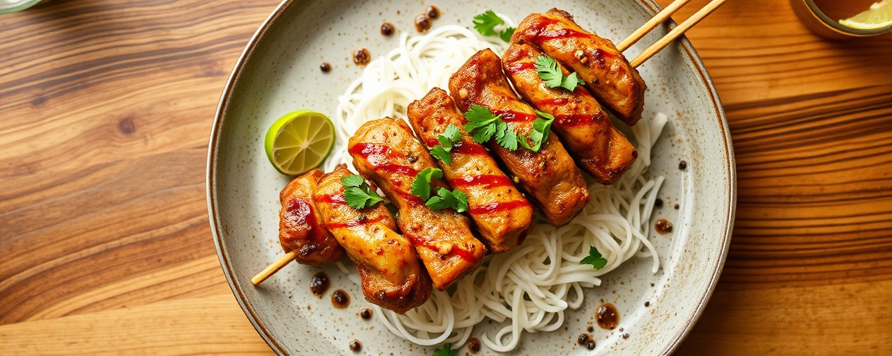 Miso Gai Yang Skewers