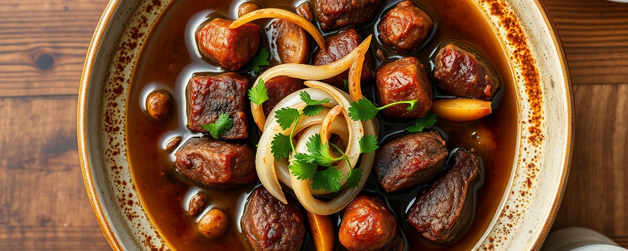 Miso-Infused Lamb and Date Stew