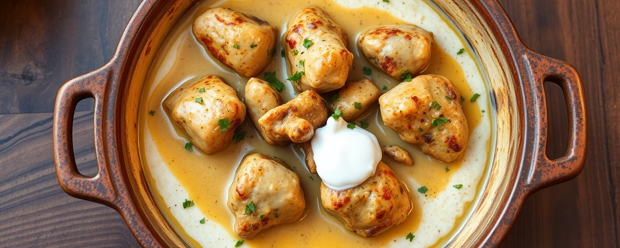 Miso Malai Chicken in Earthen Pot