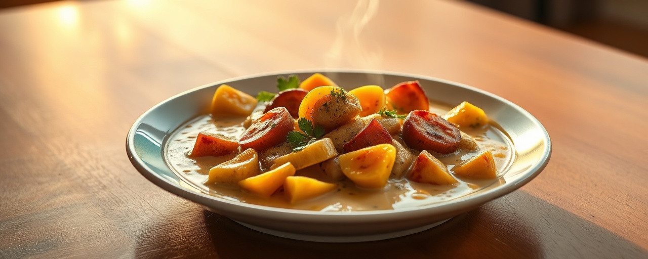 Moqueca de Banana da Terra com Palmito