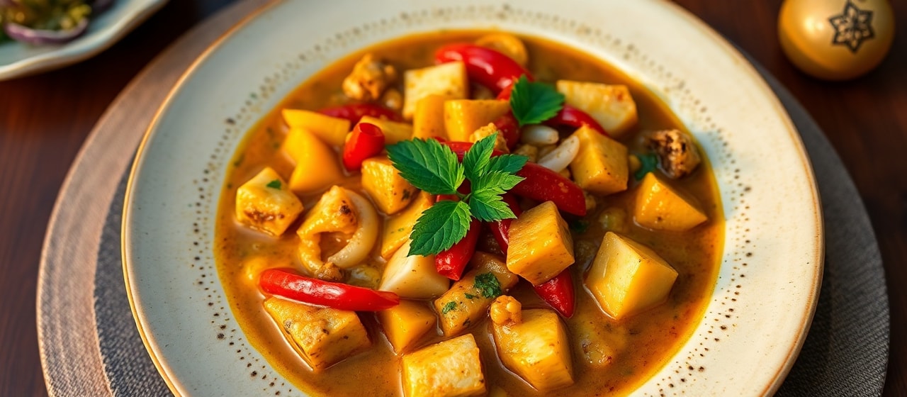 Moqueca de Palmito com Azeite de Dendê