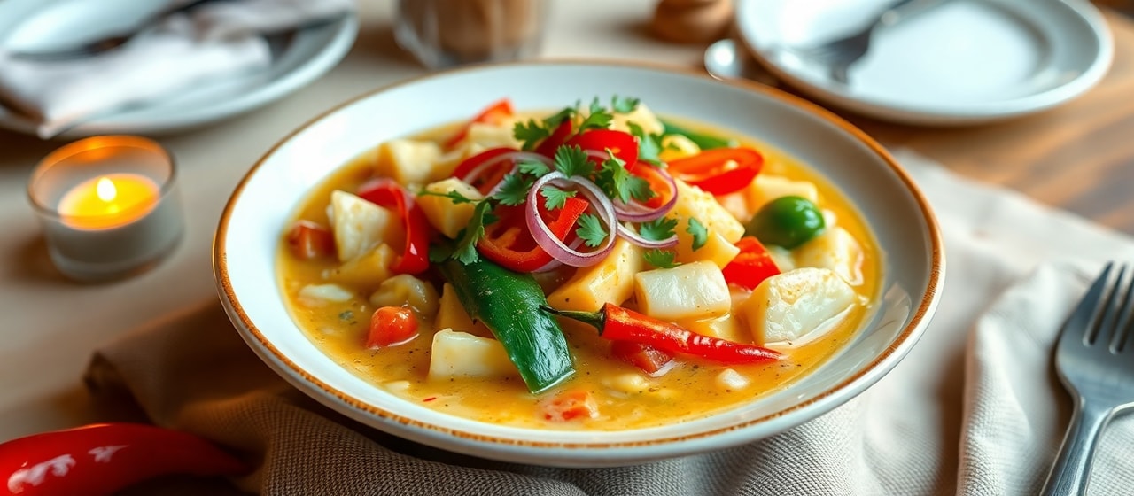 Moqueca de Palmito com Pirão