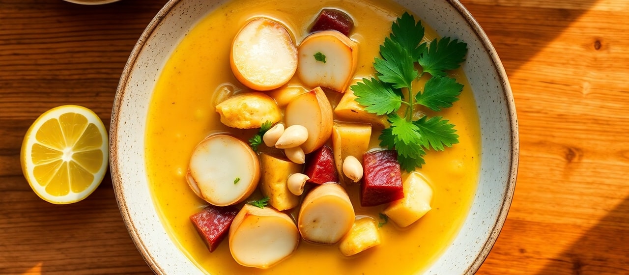 Moqueca de Palmito Suave (Gentle Palm Heart Moqueca)