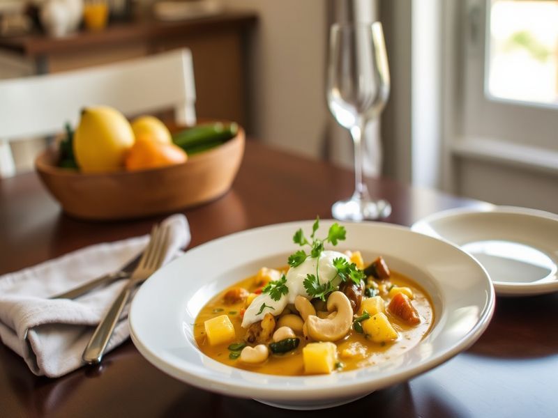 Moqueca de Palmito with Cashew Cream