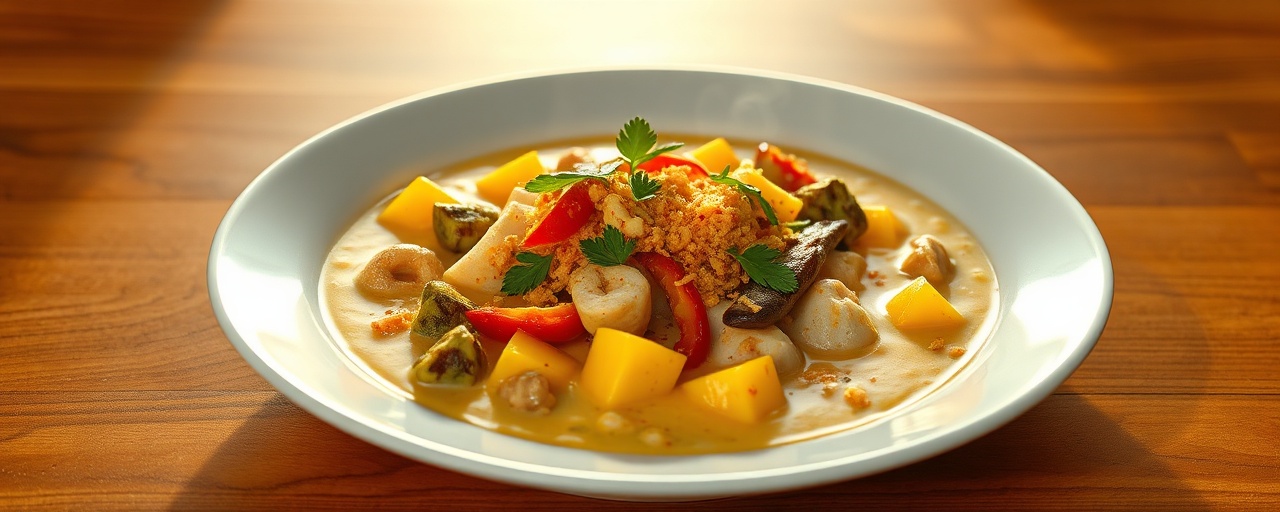 Moqueca de Palmito with Cashew Farofa