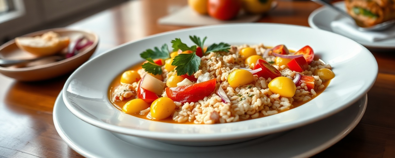 Moqueca de Palmito with Cashew Rice