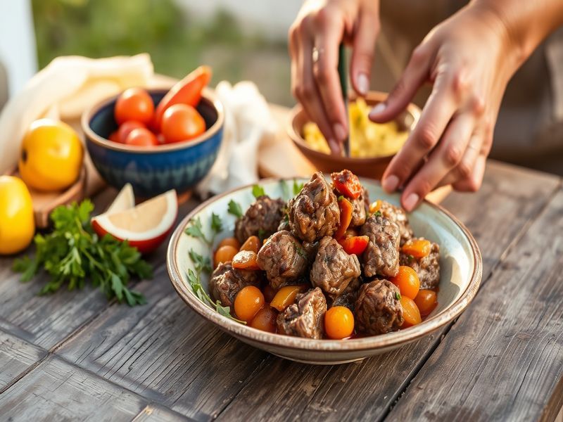 Moroccan Lamb and Apricot Tagine