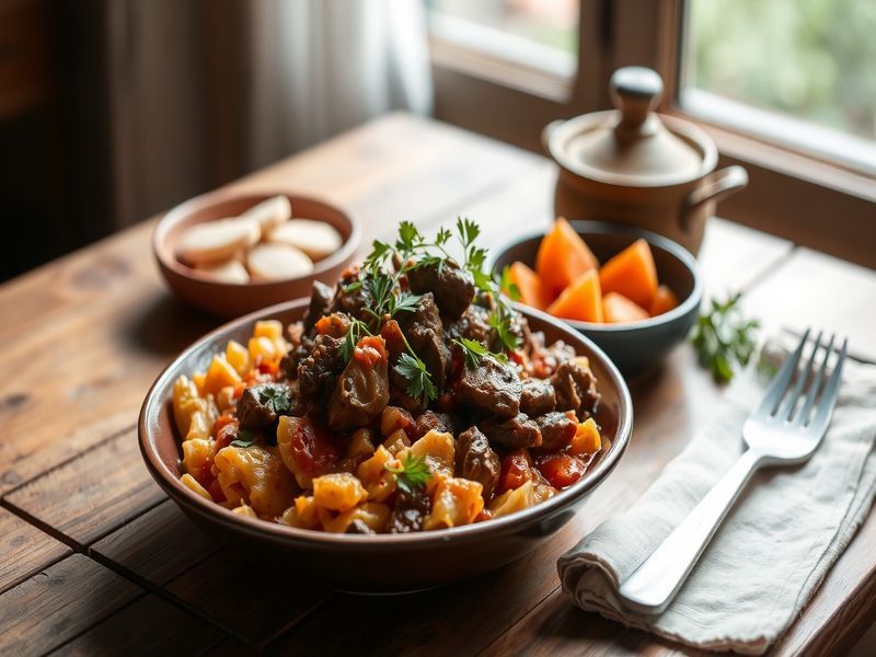 Moroccan Lamb and Apricot Tagine