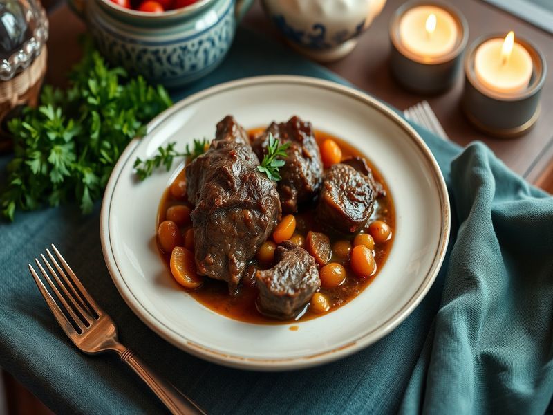 Moroccan Lamb and Apricot Tagine