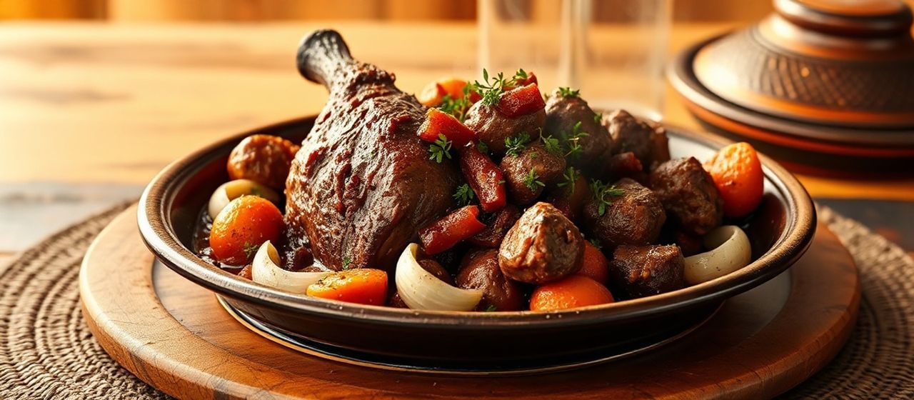 Moroccan Lamb and Apricot Tagine