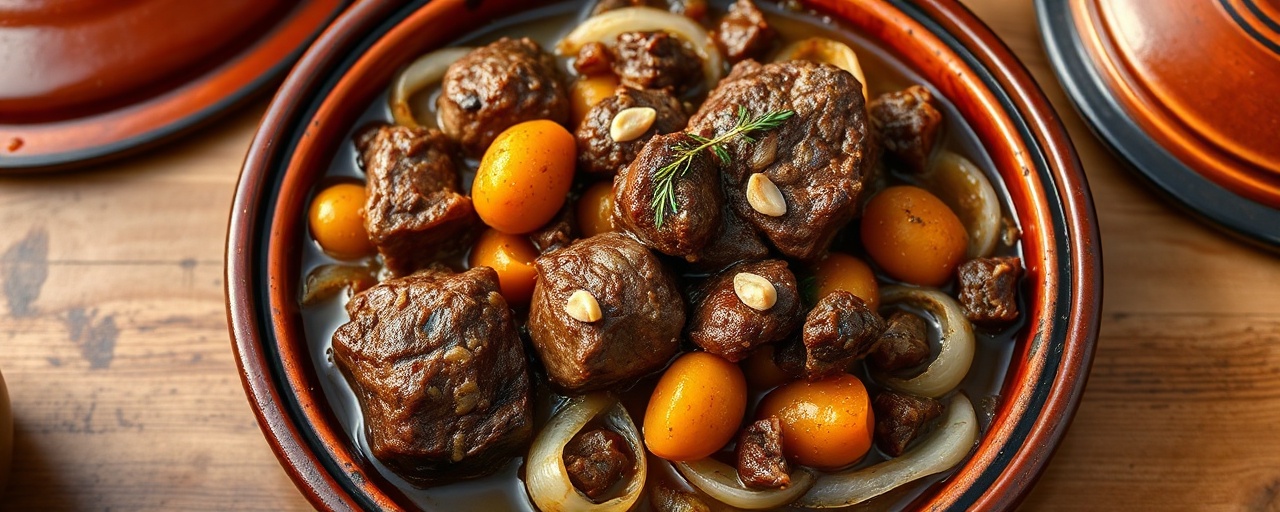 Moroccan Lamb and Apricot Tagine