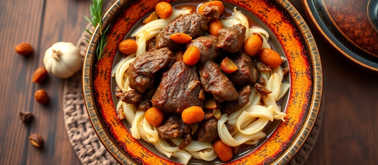 Moroccan Lamb and Apricot Tagine