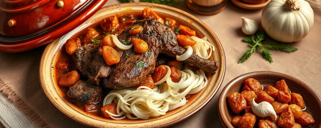 Moroccan Lamb and Apricot Tagine