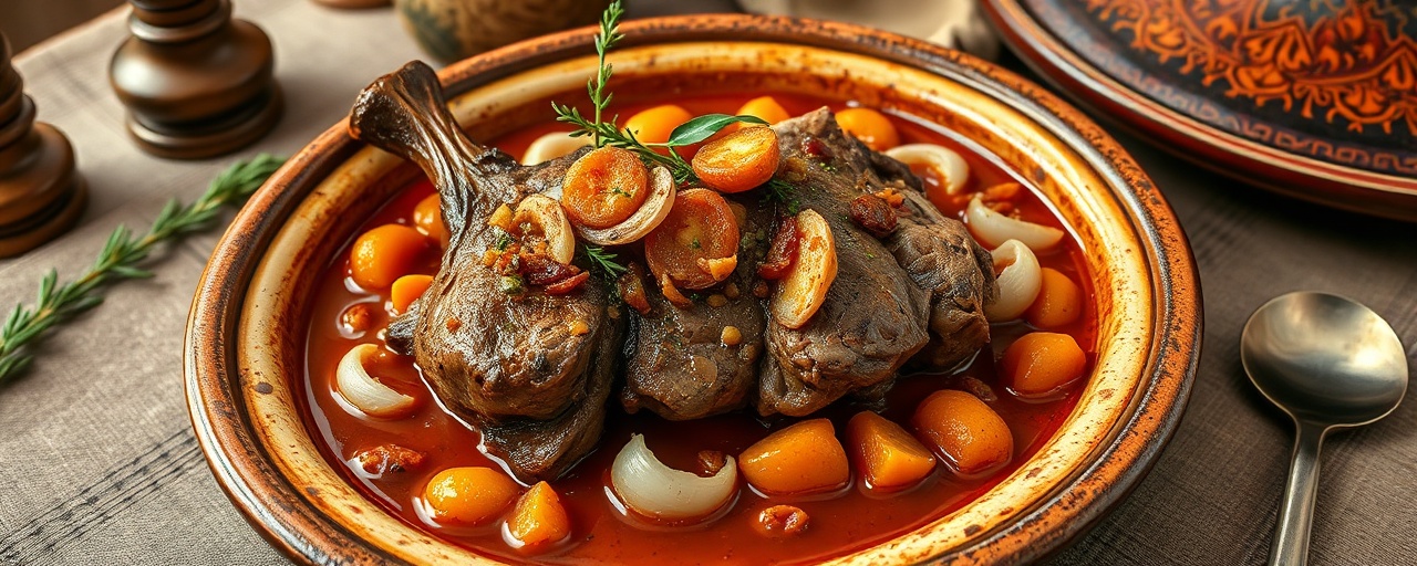 Moroccan Lamb and Apricot Tagine