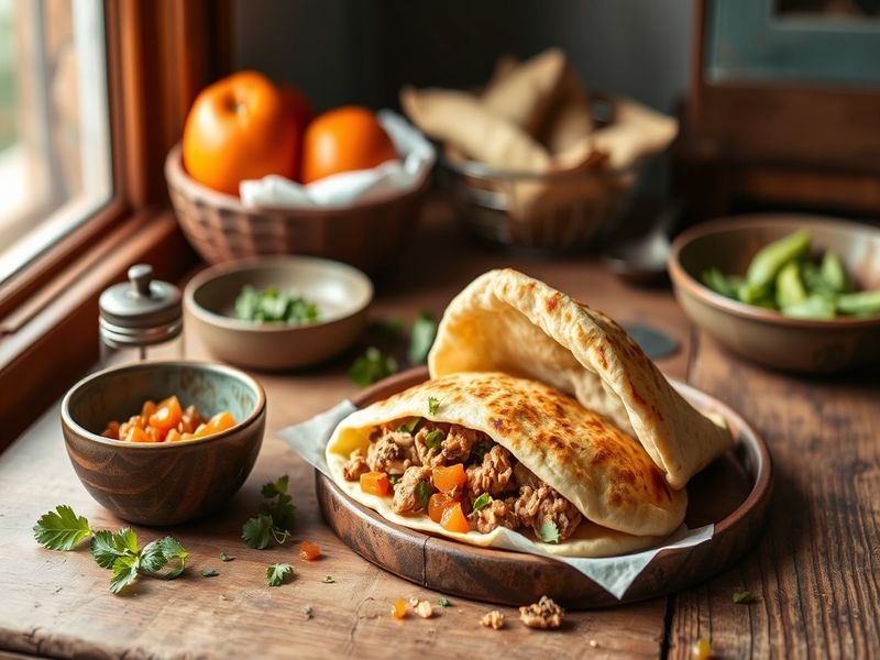 Moroccan Spiced Chicken and Apricot Briouats