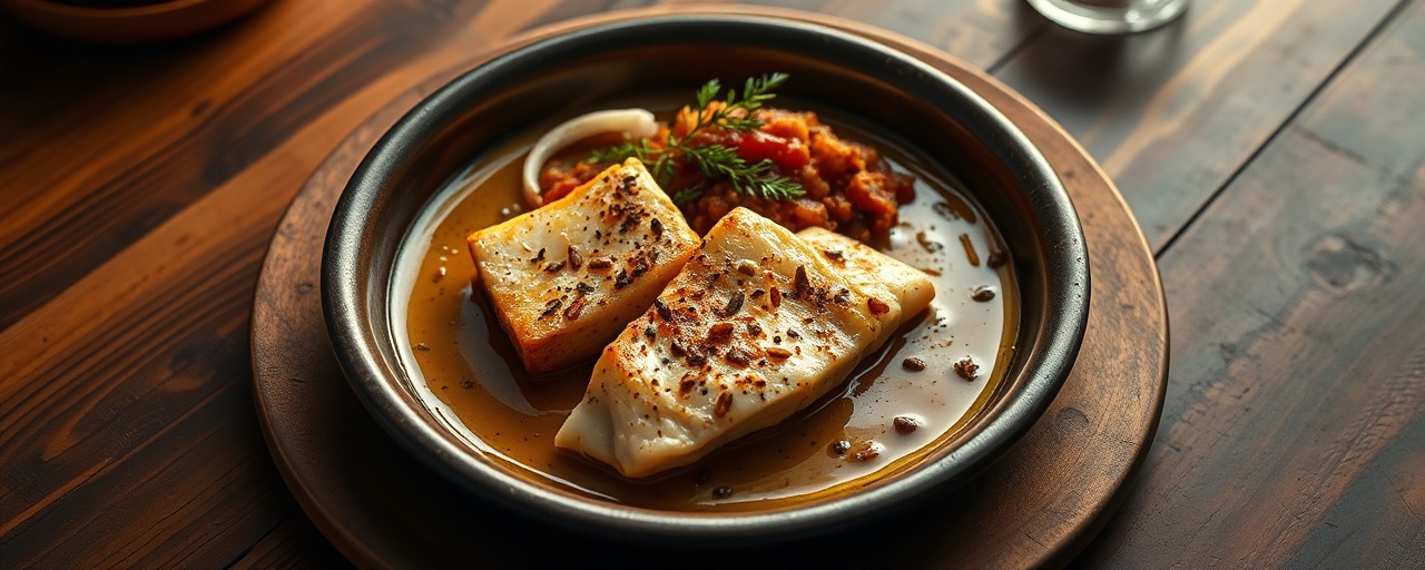 Moroccan Spiced Cod Tagine
