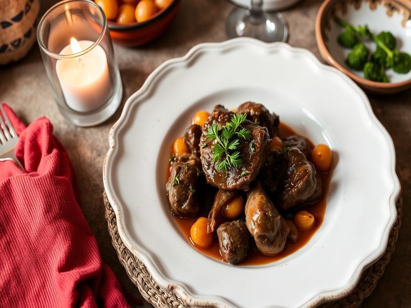 Moroccan Spiced Lamb and Apricot Tagine
