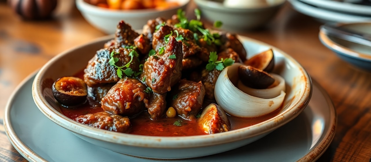 Moroccan Spiced Lamb and Fig Tagine