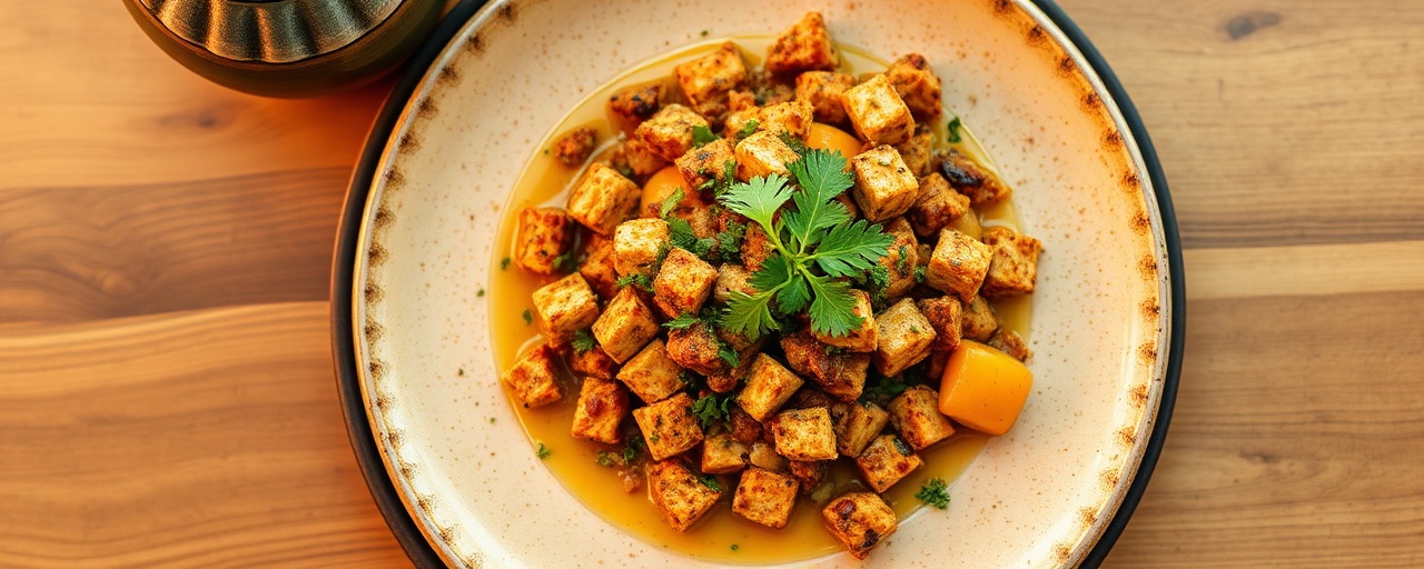 Moroccan Tempeh and Apricot Tagine