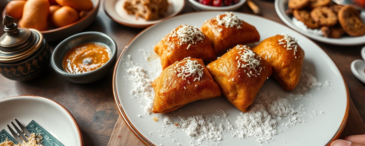 Morsel of Marrakech: Honey-Glazed Deep-Fried Spiced Duck Pastries