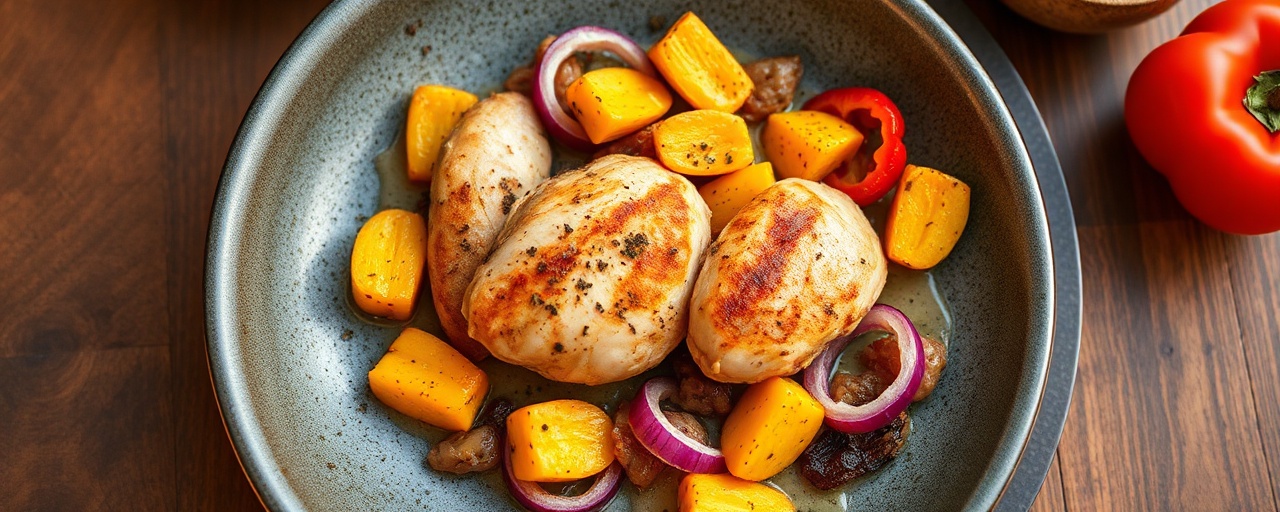 Nordic Chicken and Plantain Skillet