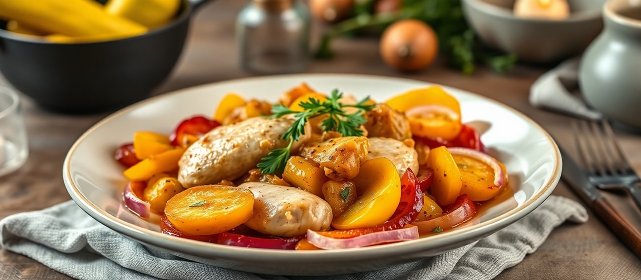 Nordic Chicken and Plantain Skillet