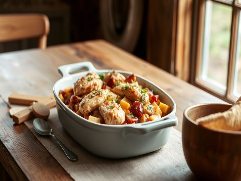 Nordic Chicken and Root Vegetable Bake