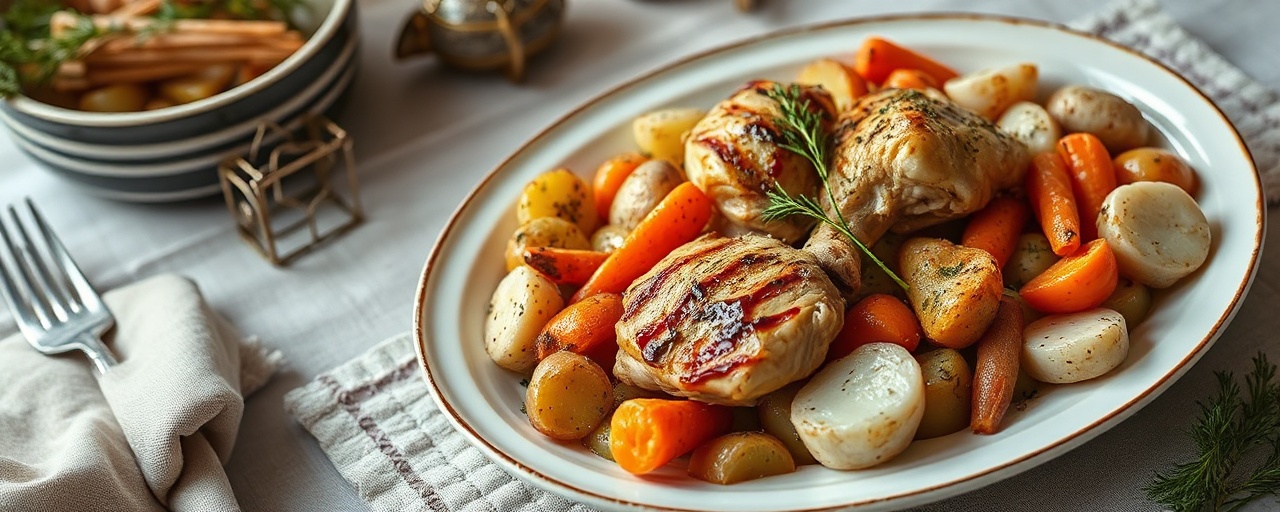 Nordic Chicken and Root Vegetable Bake