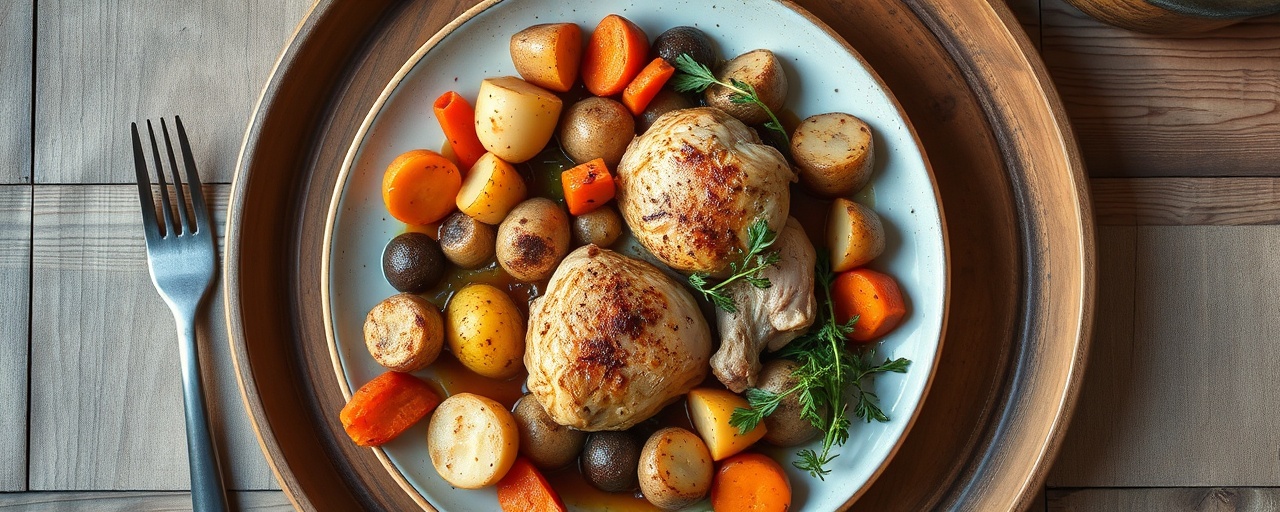 Nordic Chicken and Root Vegetable Bake