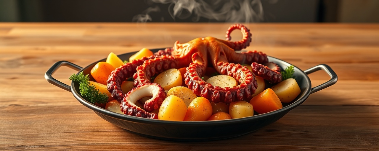 Nordic Fjord Octopus Skillet