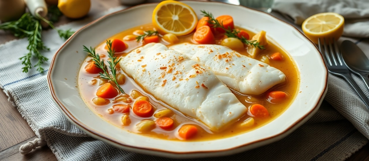 Nordic Ling Cod & Preserved Lemon Stew