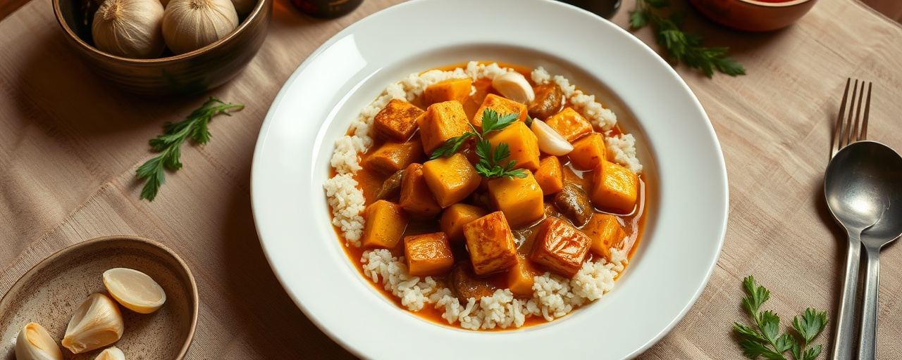 Ohn Chee Tauk Thayet Thi Hin (Burmese Fermented Jackfruit & Chickpea Tofu Curry)