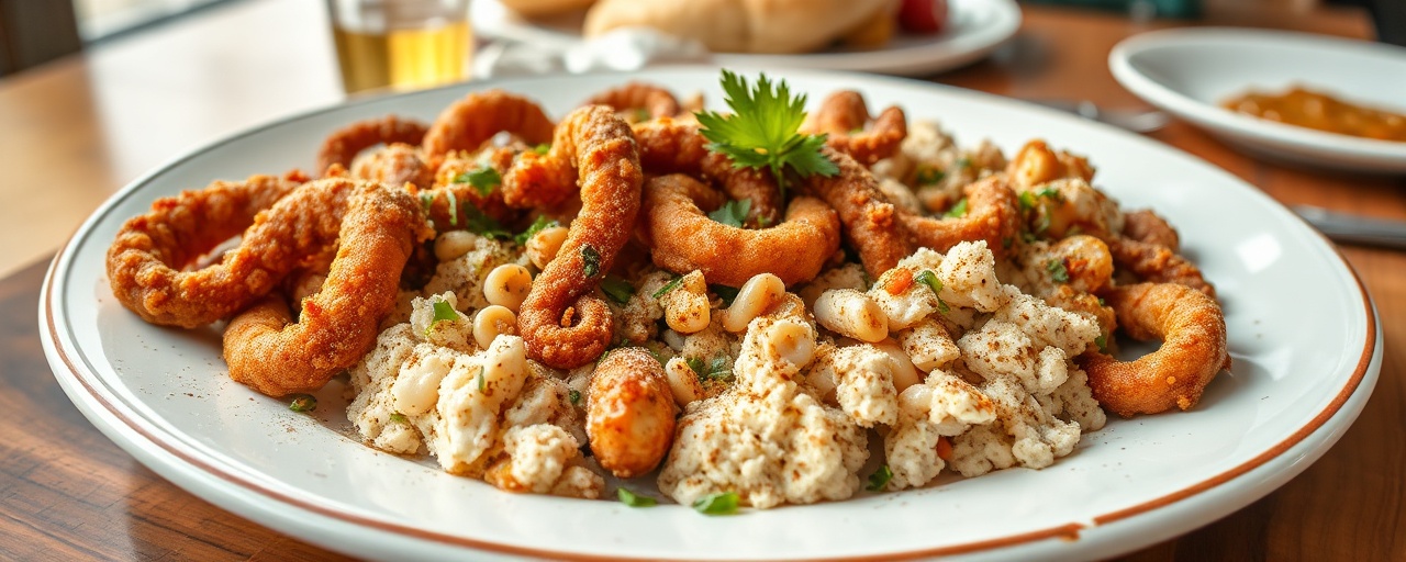 Okto El Ba7r Ma'kalia (Egyptian Fried Octopus)