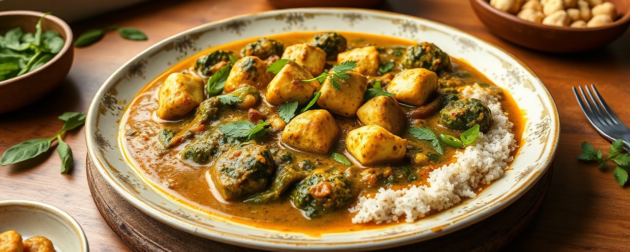 Palak Paneer Kofta Curry