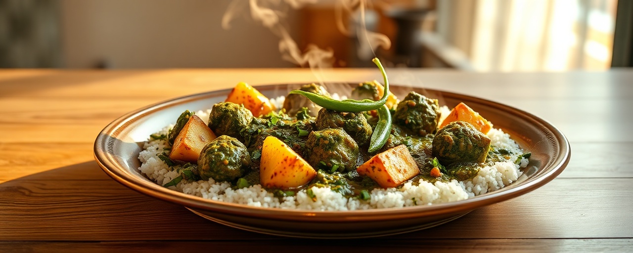 Palak Paneer Kofta Curry