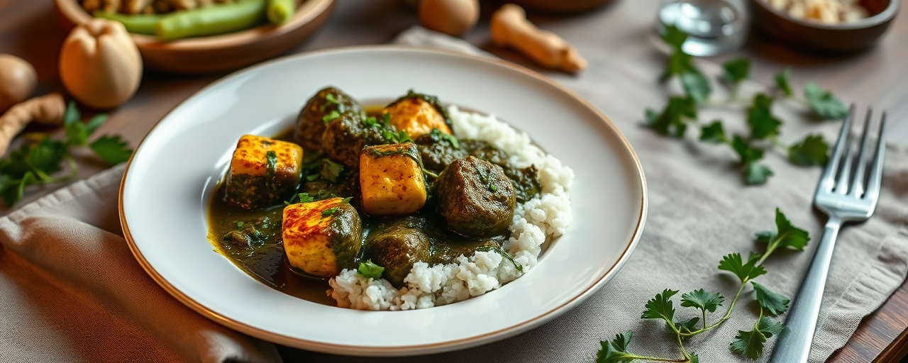 Palak Paneer Kofta Curry