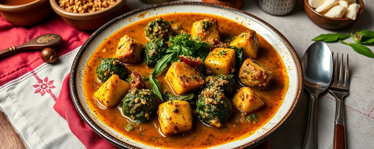 Palak Paneer Kofta Curry