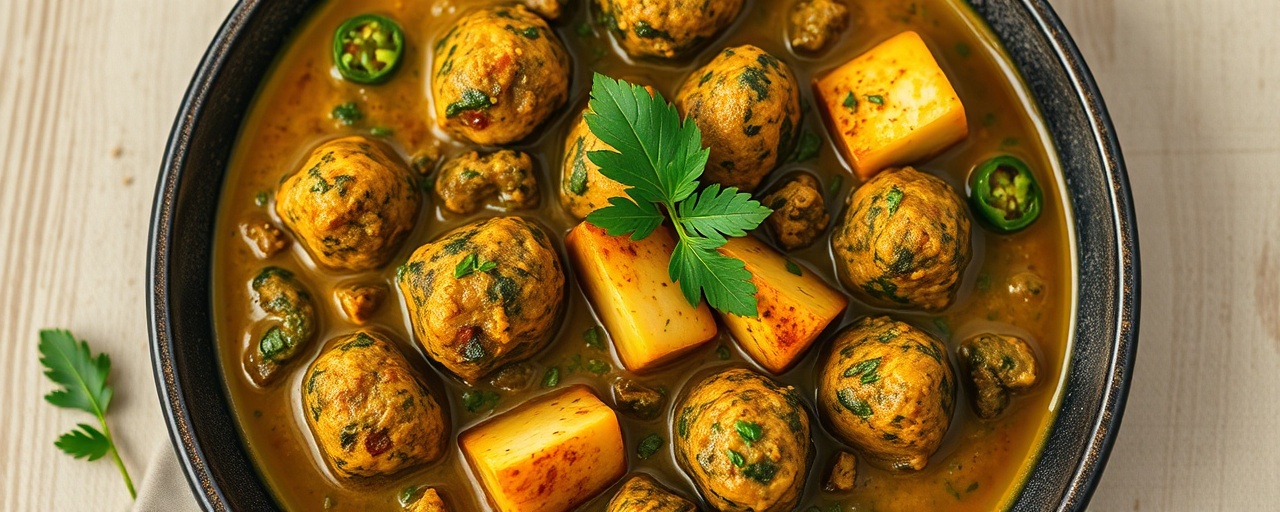 Palak Paneer Kofta Curry