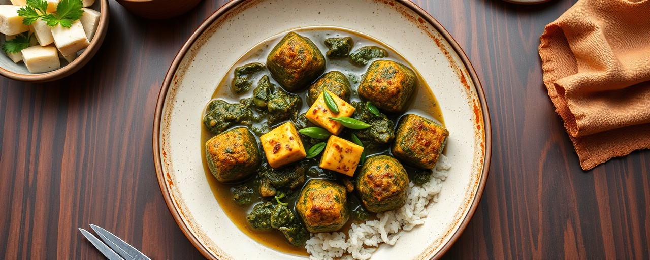 Palak Paneer Kofta Curry