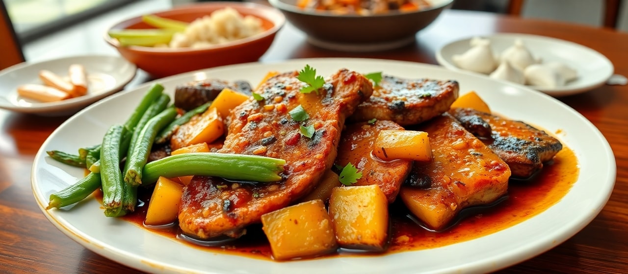 Pan-Seared Adobong Langka Steaks