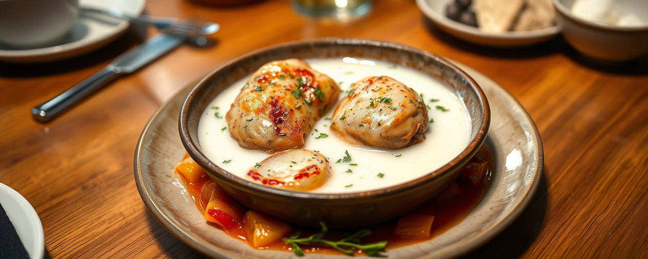Pan-Seared Chicken Paprikash with Coconut Milk