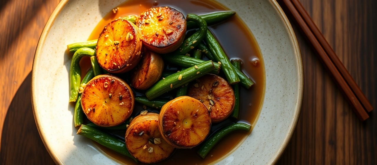 Pan-Seared Five-Spice Plantain Medallions