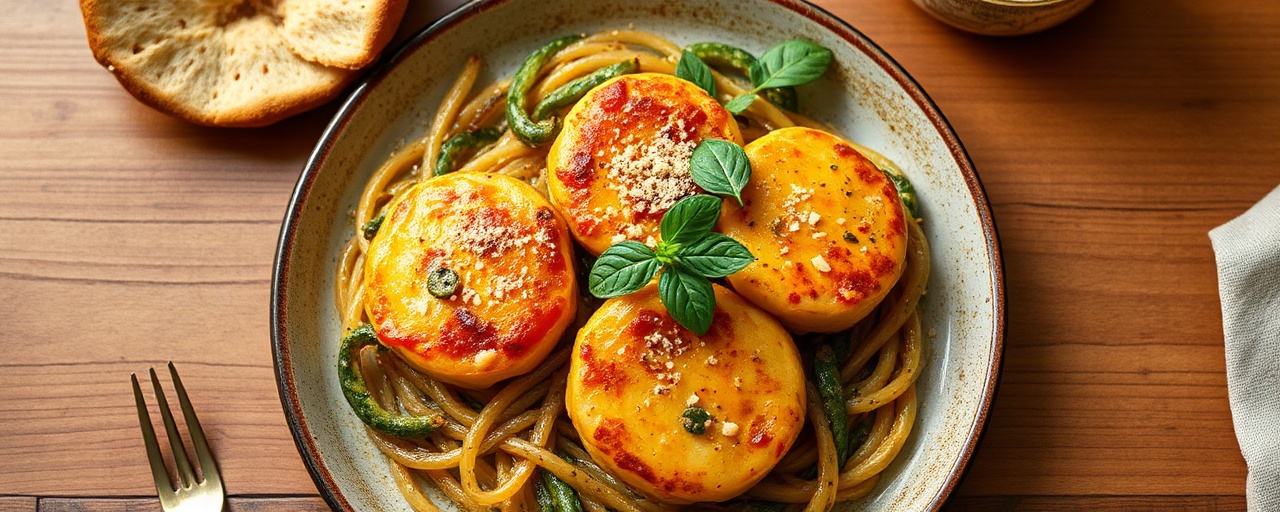 Pan-Seared Jackfruit Scallopini