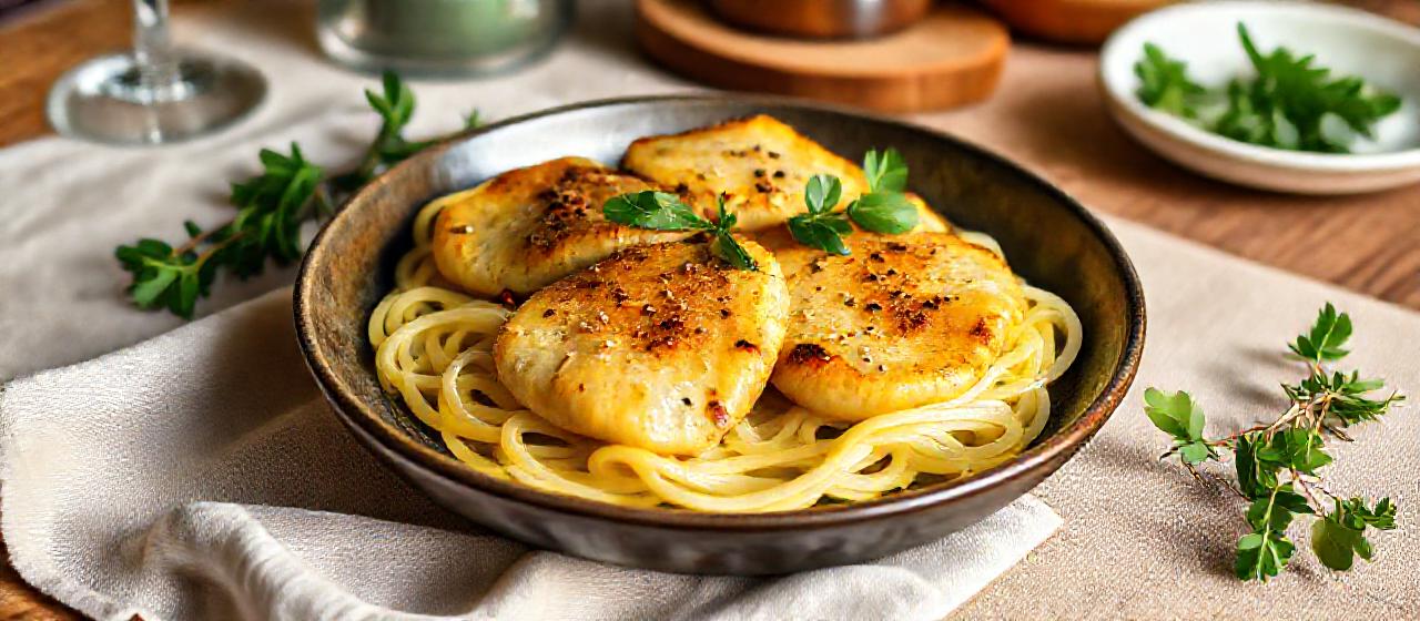 Pan-Seared Jackfruit Scallopini