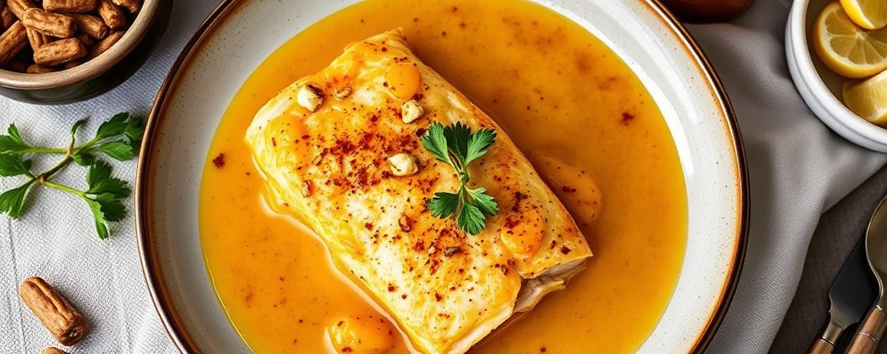 Pan-Seared Saffron Snapper with Mango-Habanero Glaze